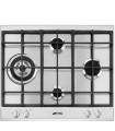 Smeg P261XGH Encimera de gas, Estética Selección, Acero inoxidable, 60 cm