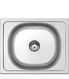 Smeg LYP401FD Fregadero Acero Inoxidable, 1 cubeta de 37,5 cm, Instalación Sobre Encimera