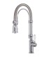 Smeg MIDR7CR-2 Grifo cocina monomando, Caño giratorio 180° flexible, Estética Colonial, Color Cromo