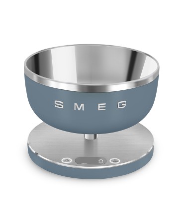 Smeg KSC01SBMWW Báscula de cocina, Collezione, Azul Tormenta mate
