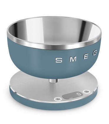 Smeg KSC01SBMWW Báscula de cocina, Collezione, Azul Tormenta mate
