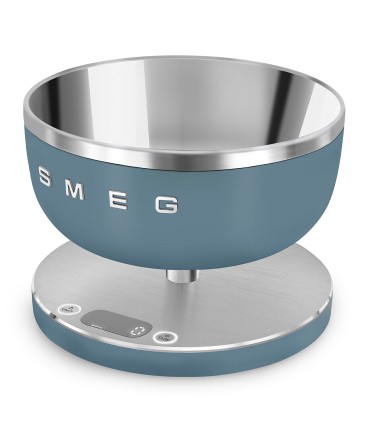 Smeg KSC01SBMWW Báscula de cocina, Collezione, Azul Tormenta mate