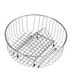 Teka Cesta 370.145 Tabla cristal universal blanca, Acero inoxidable