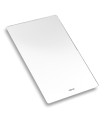 Teka Tabla de corte de cristal de 49 cm para cortar alimentos, Blanco