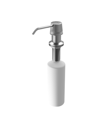 Teka Dispensador de jabón para fregaderos con capacidad de 350ml, Acero inoxidable