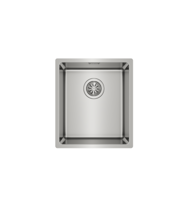 Teka Be Linea RS15 34.40 Fregadero SilentSmart Bajo Encimera, 1 Cubeta 34 cm, Acero inoxidable, Serie Maestro