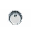 Teka ERC 1C Fregadero Sobre Encimera, 1 Cubeta Ø39 cm, Acero inoxidable, Serie Easy