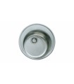 Teka Centroval 1C Fregadero Sobre Encimera, 1 Cubeta Ø39 cm, Acero inoxidable, Serie Easy