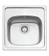 Teka Starbright 50 E-XP 1C Fregadero Sobre Encimera, 1 Cubeta 40 cm, Acero inoxidable, Serie Easy