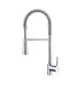 Teka ARK 939 Grifo cocina monomando profesional con caño giratorio flexible, Plateado, Serie Maestro
