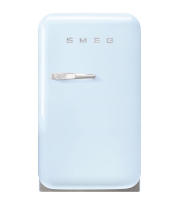 Smeg FAB5RPB6 Frigorífico monopuerta 50's Style, Estático, Bisagras derecha, Azul Celeste, 72,5 x 40,4 cm