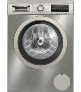 Bosch WUU28T6KES Serie 6, Lavadora de carga frontal, 9 kg, 1400 r.p.m., Acero inoxidable