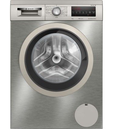 Bosch WUU28T6KES Serie 6, Lavadora de carga frontal, 9 kg, 1400 r.p.m., Acero inoxidable