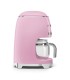Smeg DCF02PKEU Cafetera goteo, 50'Style, Rosa