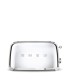 Smeg TSF02SSEU Tostadora 4x2, 50's Style, Acero brillante