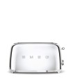 Smeg TSF02SSEU Tostadora 4x2, 50's Style, Acero brillante