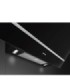 Smeg KV28N Campana inclinada decoración mural, Estetica Universal, Cristal Negro, 80 cm