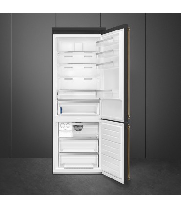 Smeg FA8005RAO6 Frigorífico combinado Colonial, bisagra derecha, Color Crema, 195,5 x 70,4 cm
