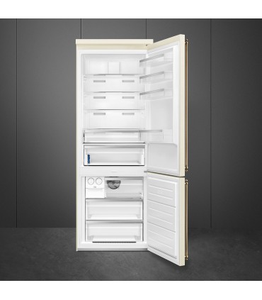 Smeg FA8005RPO6 Frigorífico combinado Colonial, bisagra derecha, Color Crema, 195,5 x 70,4 cm