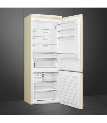 Smeg FA8005RPO6 Frigorífico combinado Colonial, bisagra derecha, Color Crema, 195,5 x 70,4 cm