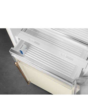 Smeg FA8005RPO6 Frigorífico combinado Colonial, bisagra derecha, Color Crema, 195,5 x 70,4 cm