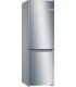 Bosch KGN33NLEB Serie 2, Frigorífico combinado de libre instalación, 176 x 60 cm, Acero mate antihuellas