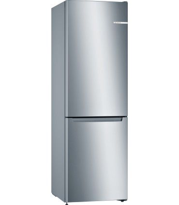 Bosch KGN33NLEB Serie 2, Frigorífico combinado de libre instalación, 176 x 60 cm, Acero mate antihuellas