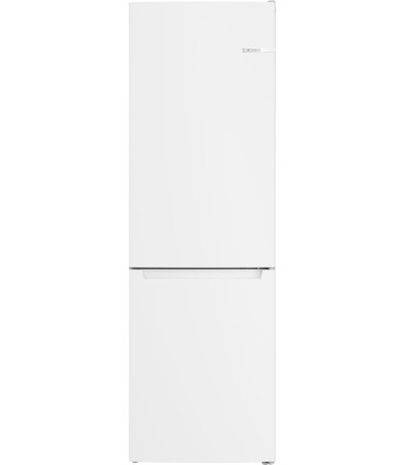 Bosch KGN36NWEA Serie 2, Frigorífico combinado de libre instalación, 186 x 60 cm, Blanco