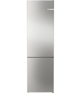 Bosch KGN39VIDA Serie 4, Frigorífico combinado de libre instalación, 203 x 60 cm, Acero inoxidable antihuellas