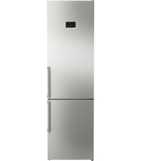 Bosch KGN397ICT Serie 4, Frigorífico combinado de libre instalación, 203 x 60 cm, Acero inoxidable antihuellas