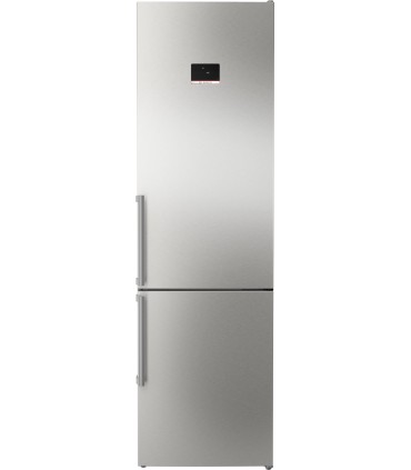 Bosch KGN397ICT Serie 4, Frigorífico combinado de libre instalación, 203 x 60 cm, Acero inoxidable antihuellas