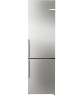 Bosch KGN39VIBT Serie 4, Frigorífico combinado de libre instalación, 203 x 60 cm, Acero inoxidable antihuellas