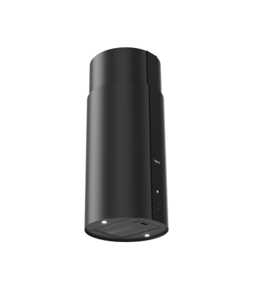 Teka CC 485 BK Campana de isla con Touch Control y motor ECOPOWER de 40 cm, Negro, Serie Maestro