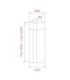 Teka CC 485 BK Campana de isla con Touch Control y motor ECOPOWER de 40 cm, Negro, Serie Maestro