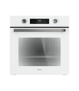 Teka NEO HSB 6250 P WH Horno pirolítico con sistema DualClean y 8 funciones de cocinado, Blanco, Serie Total