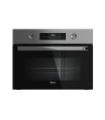 Teka NEO HSC 6350 P Horno compacto pirolítico con 8 funciones y guías Plus-Extension, Acero inoxidable, Serie Total