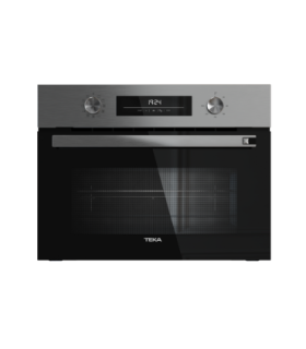 Teka NEO HSC 6440 C Horno multifunción compacto con microondas, 11 funciones y sistema HydroClean, Acero inoxidable, Serie Total