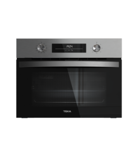 Teka NEO HBC 6250 P SS Horno compacto pirolítico con 8 funciones de cocinado, Acero inoxidable, Serie Easy