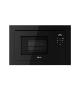 Teka ML 8210 BIS BK Microondas con grill integrable con 20L de capacidad, Negro, Serie Maestro