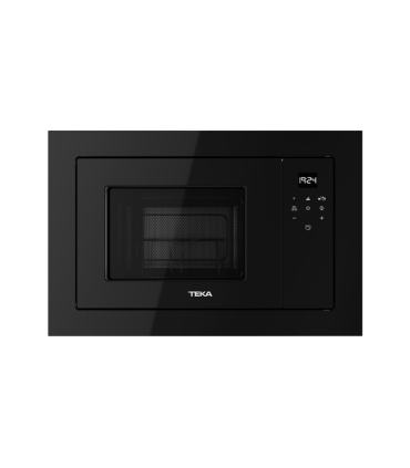 Teka ML 8210 BIS BK Microondas con grill integrable con 20L de capacidad, Negro, Serie Maestro
