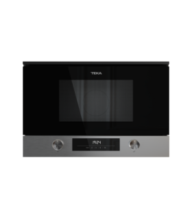 Teka NEO MS 6220 BIS L SS Microondas integrable con grill y base cerámica, apertura a izquierda, Acero inoxidable, Serie Total