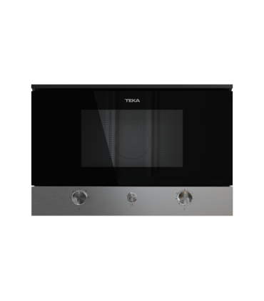 Teka NEO MS 6220 BI L SS Microondas integrable con base cerámica y apertura a la izquierda, Acero inoxidable, Serie Total