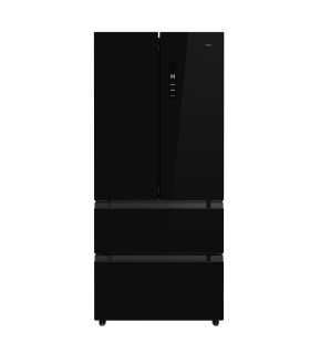 Teka RFD 77825 GBK EU Frigorífico Multipuerta en cristal con motor Inverter, Negro, Serie Maestro, 189,8 x 83,3 cm