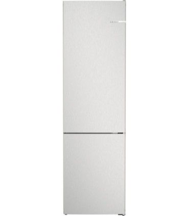 Bosch KGN39VIDB Serie 4, Frigorífico combinado de libre instalación, 203 x 60 cm, Acero antihuellas, Total NoFrost