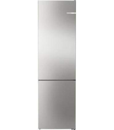 Bosch KGN39VIEB Serie 4, Frigorífico combinado de libre instalación, 203 x 60 cm, Acero antihuellas, Total NoFrost