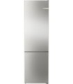 Bosch KGN39VIEB Serie 4, Frigorífico combinado de libre instalación, 203 x 60 cm, Acero antihuellas, Total NoFrost