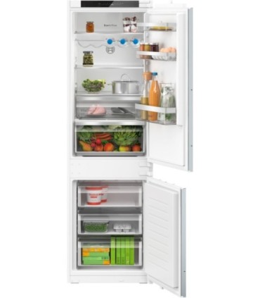 Bosch KIN86VSE0 Serie 4, Frigorífico combi  integrable, 177.2 x 54.1 cm, Puerta deslizante
