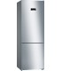 Bosch KGN49XIEA Serie 4, Frigorífico combinado de libre instalación, 203 x 70 cm, Acero antihuellas, Total NoFrost