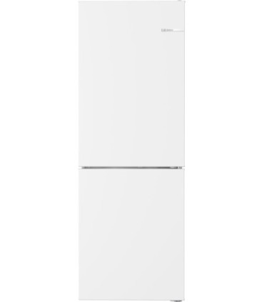 Bosch KGN33NWDA Serie 2, Frigorífico combinado de libre instalación, 175.4 x 61.4 cm, Blanco, Total NoFrost