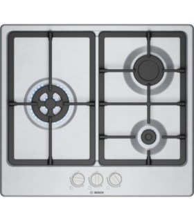Bosch PGC6B5K90 Serie 4, Placa de gas, 60 cm, Acero